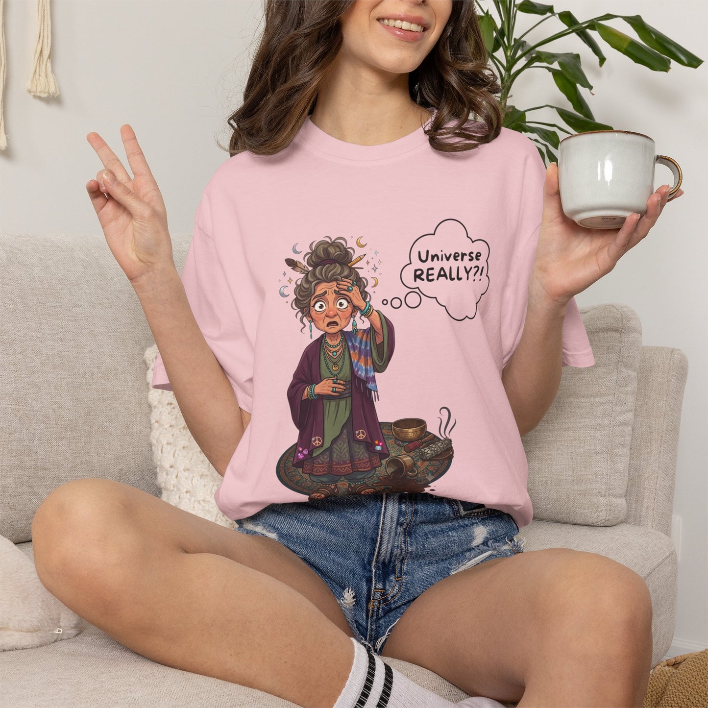 Auntie Aura "Universe REALLY?" T-Shirt