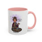 Auntie Aura Coffee Mug — “Coffee First, Manifest Second” Boho Spiritual Gift