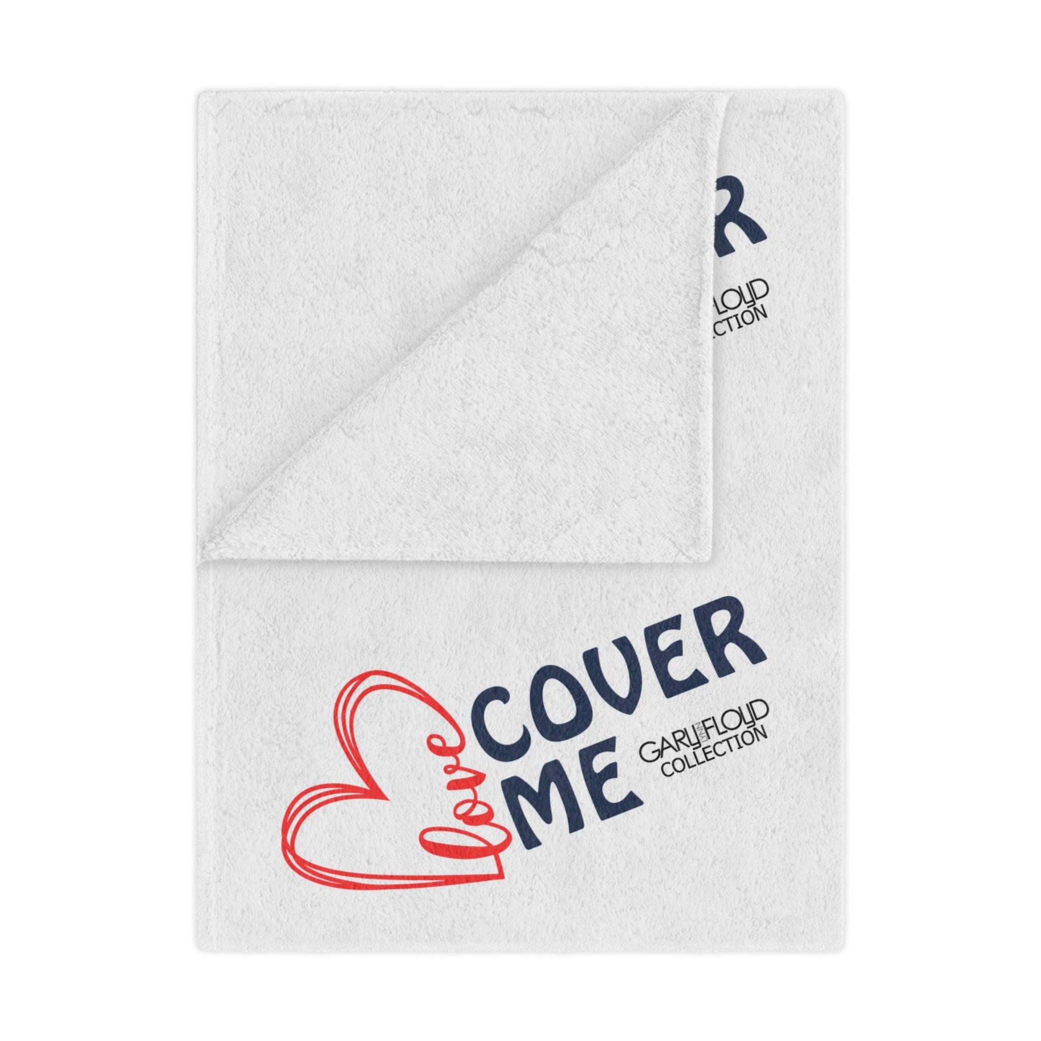 Minky Blanket - Love Cover Me  by Gary Lynn Floyd