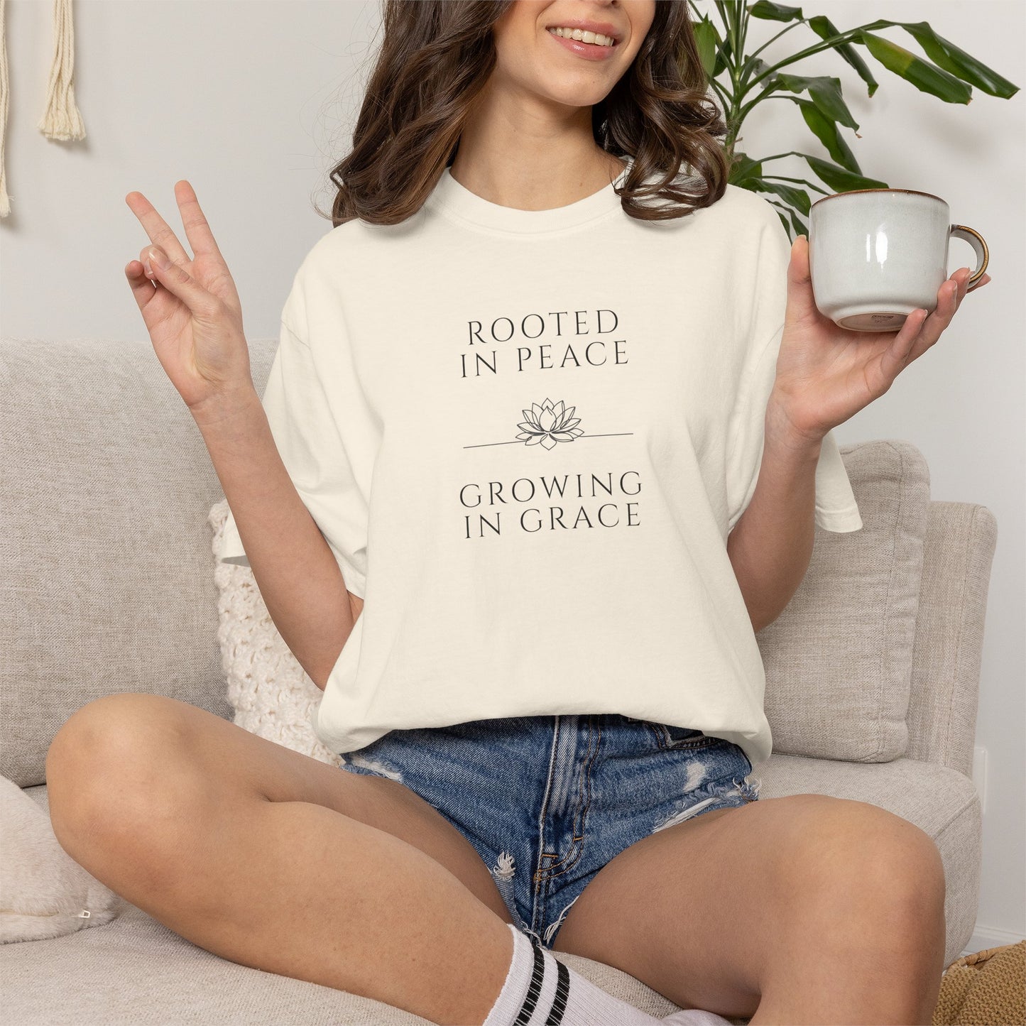 Rooted in Peace, Growing in Grace T-Shirt