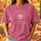 Rooted in Gratitude Comfort Colors Shirt, Tree of Life Spiritual Tee
