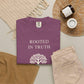 Rooted in Truth Comfort Colors Shirt, Spiritual Freedom Tree Tee