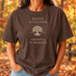 Rooted in Stillness Comfort Colors Shirt, Mindfulness Tree Tee