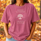 Rooted in Purpose Comfort Colors Shirt, Empowering Tree of Life Tee