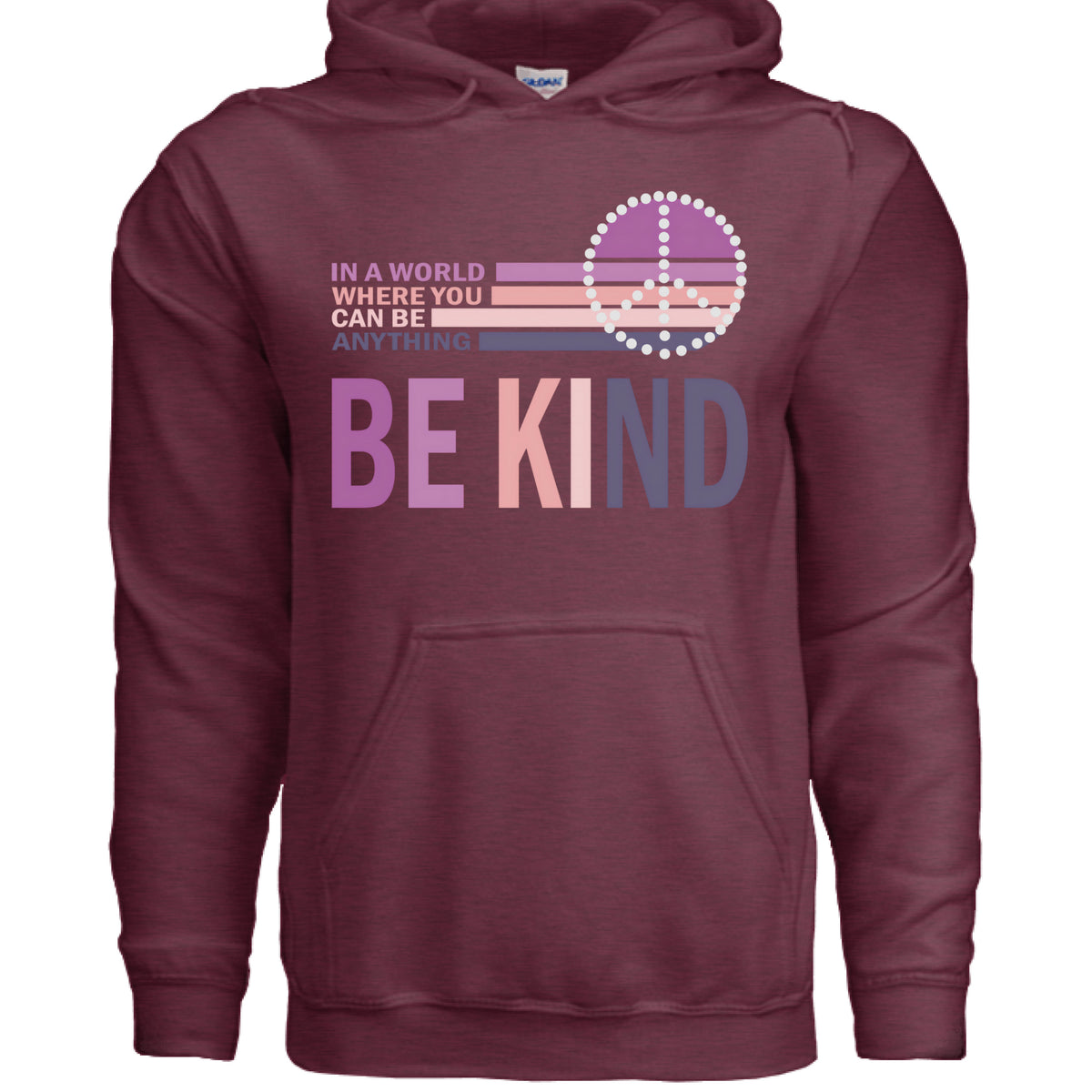 Heather Sport Dark Maroon - FRONT