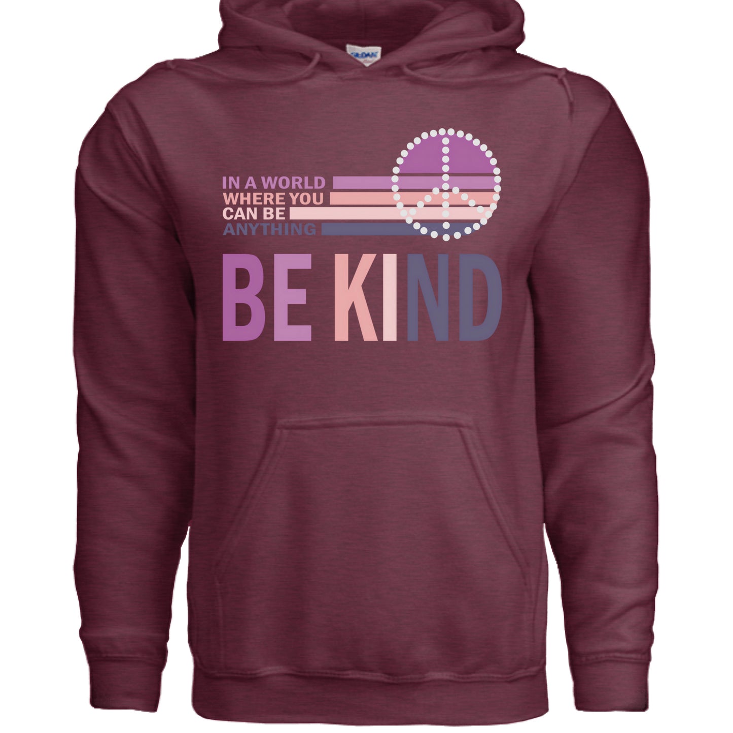 Heather Sport Dark Maroon - FRONT